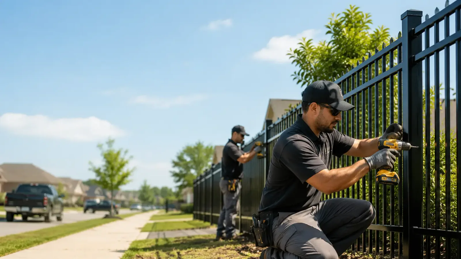Metal Fence Installation in Clarksburg, PA